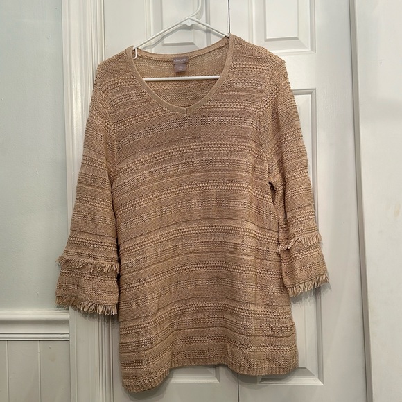 Chico’s Beige/Tan Sweater - Picture 1 of 6